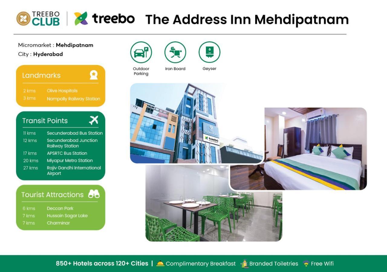 Treebo The Address Inn Mehdipatnam Hyderabad Exterior foto